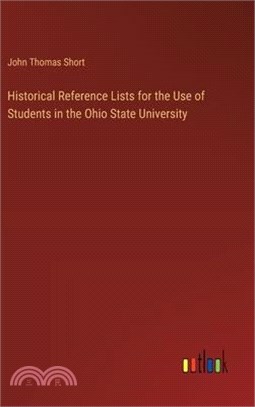 Historical Reference Lists for the Use of Students in the Ohio State University