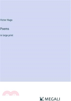 Poems: in large print