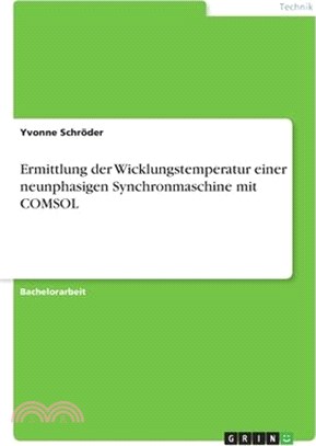 Ermittlung der Wicklungstemperatur einer neunphasigen Synchronmaschine mit COMSOL