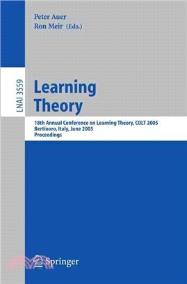 Learning Theory — 18th Annual Conference on Learning Theory, COLT 2005, Bertinoro, Italy, June 27-30, 2005, Proceedings