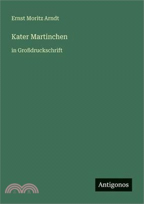 Kater Martinchen: in Großdruckschrift