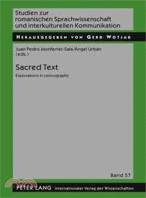 Sacred Text ― Explorations in Lexicography