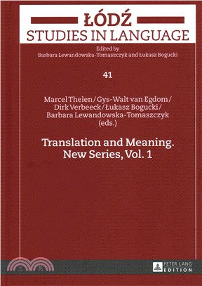 Translation and Meaning ─ New Series