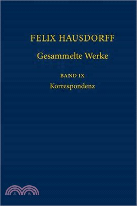 Felix Hausdorff - Gesammelte Werke Band IX