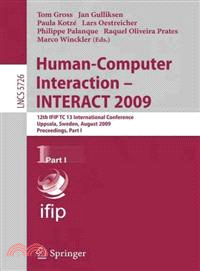 Human-Computer Interaction - Interact 2009