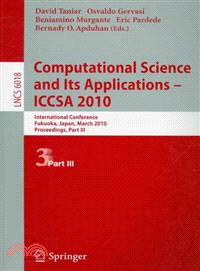 Computational Science and Its' Applications - ICCSA 2010