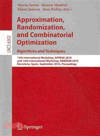 Approximation, Randomization, and Combinatorial Optimization.: Algorithms and Techniques