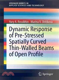 Dynamic Response of Pre-Stressed Spatially Curved Thin-Walled Beams of Open Profile