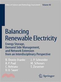 Balancing Renewable Electricity ─ Energy Storage, Demand Side Management and Network Extension from an Interdisciplinary Perspective