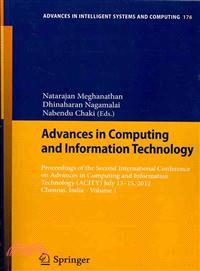 Advances in Computing and Information Technology—Proceedings of the Second International Conference on Advances in Computing and Information Technology (ACITY) July 13-15, 2012, Chennai, India