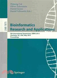 Bioinformatics Research and Applications ― 9th International Symposium, Isbra 2013, Charlotte, Nc, USA, May 20-22, 2013, Proceedings