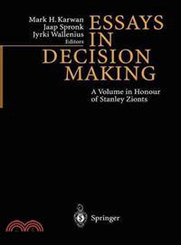 Essays in Decision Making