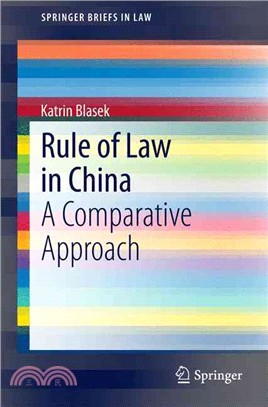 Rule of Law in China ― A Comparative Approach