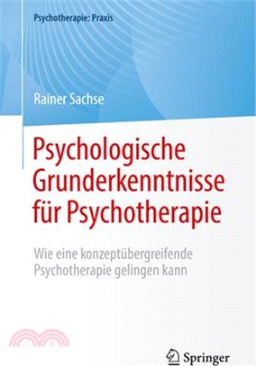 Psychologische Grunderkenntnisse Für Psychotherapie: Wie Eine Konzeptübergreifende Psychotherapie Gelingen Kann