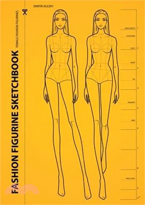 Fashion Figurine Sketchbook: Female Fashion Figurines