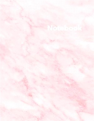 Dot Grid Notebook: Stylish Pink Marble Print Notebook, 120 Dotted Pages 8.5 x 11 inches Large Journal - Softcover Color Trends Collection