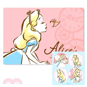 迪士尼 西式信封-愛麗絲