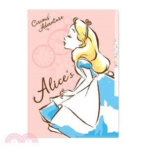 迪士尼3層L型夾-愛麗絲