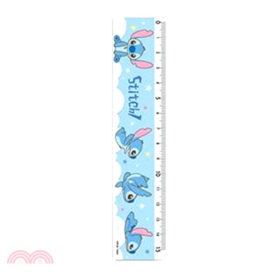 迪士尼 溝引尺 15cm-史迪奇