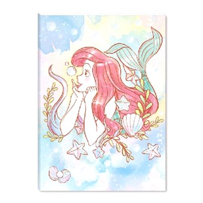 迪士尼 定頁筆記 25K-美人魚