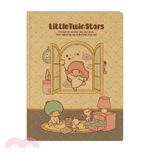 三麗鷗加厚方格筆記16K-Little Twin Stars