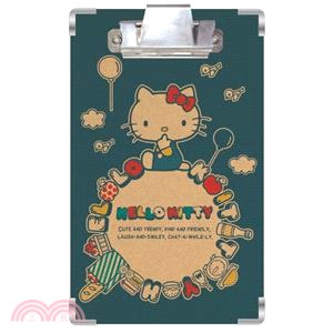 三麗鷗板夾 A6 Hello Kitty 藍