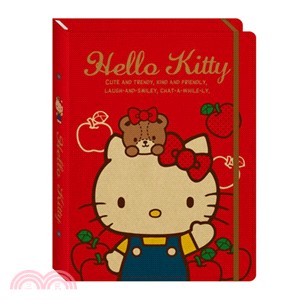 三麗鷗20孔活頁車縫筆記-Hello Kitty