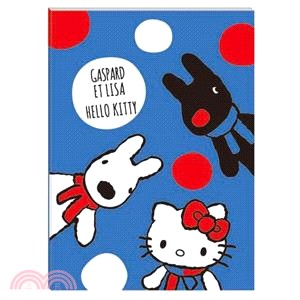 三麗鷗16K定頁筆記-Hello Kitty藍底點點