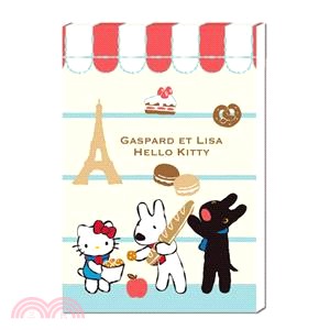 三麗鷗信紙32入-Hello Kitty x 麗莎和卡斯柏