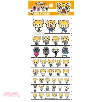 Aggretsuko 透明貼紙-烈子