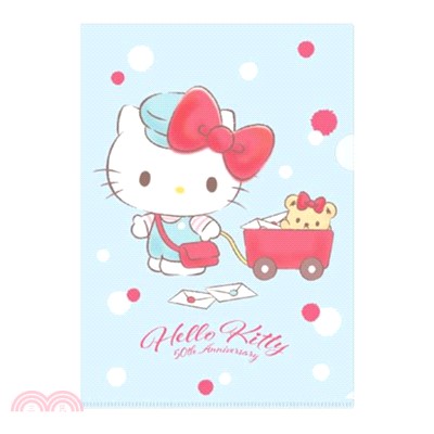 三麗鷗L型文件夾-kitty貓