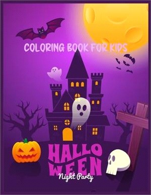 Halloween Coloring Book For Kids: Coloring Book with Spooky Scary Things