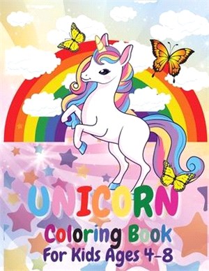 Unicorn Coloring Book: unicorn coloring book for children aged 4-8, for kids