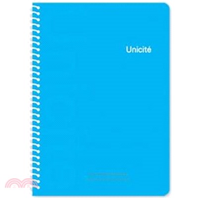 Unicite PP線圈橫線筆記 A6-藍