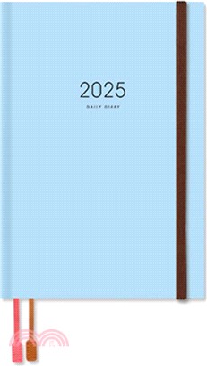 2025年B6精裝日誌(1日1頁)-縹藍