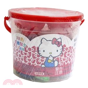 Hello Kitty18色圓桶黏土附工具組