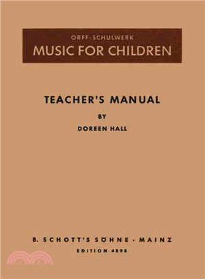 Orff-schulwerk Music for Children Teachers Manual