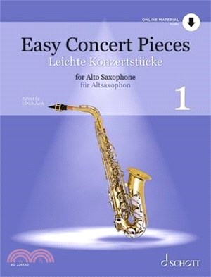 Junk: Easy Concert Pieces, Volume 1 - 23 Pieces from 5 Centuries Alto Saxophone and Piano Book with Audio Online