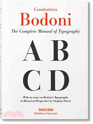 Bodoni ― Manual of Typography