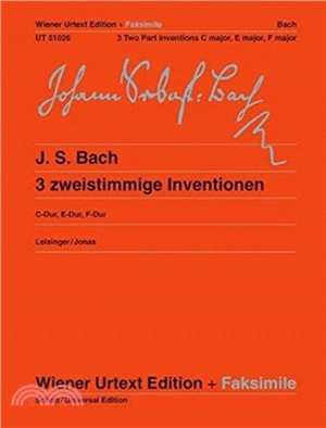 3 TWO PART INVENTIONS BWV 772 777 779