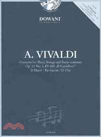 Vivaldi ― Concerto in D for Flute, Strings and Basso Continuo Op. 10 No. 3, Rv 428 Il Gardellino