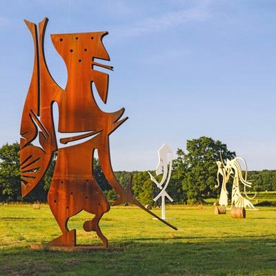 Parc De Sculptures Erich Engelbrecht, Ch漮eau Des Fougis
