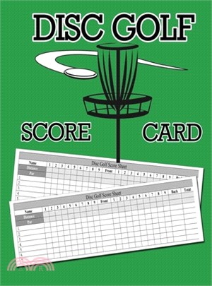 Disc Golf Score Card: 100 Sheets Golf Score Keeper, Golf Notebook, Golf Scorebook