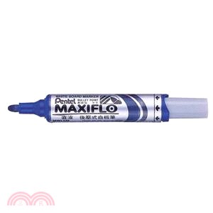 飛龍Pentel MAXIFLO 粗字後壓白板筆(藍)