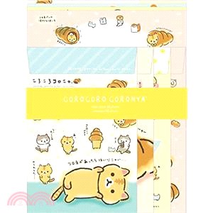 捲心奶油貓 信紙組-黃