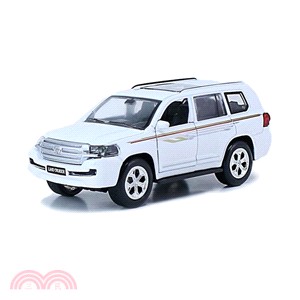 Landcruiser白-經典豪華炫光合金模型車