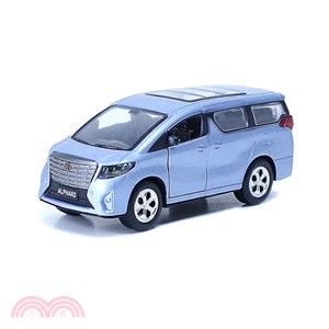 Alphard淺藍-經典豪華炫光合金模型車