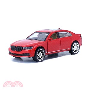 BMW紅-經典豪華炫光合金模型車
