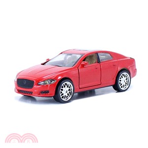 Jaguar紅-經典豪華炫光合金模型車