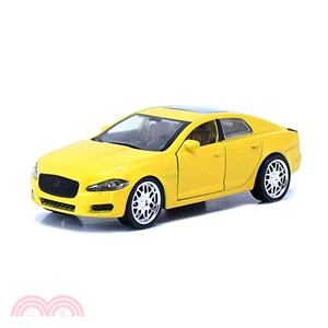 Jaguar黃-經典豪華炫光合金模型車